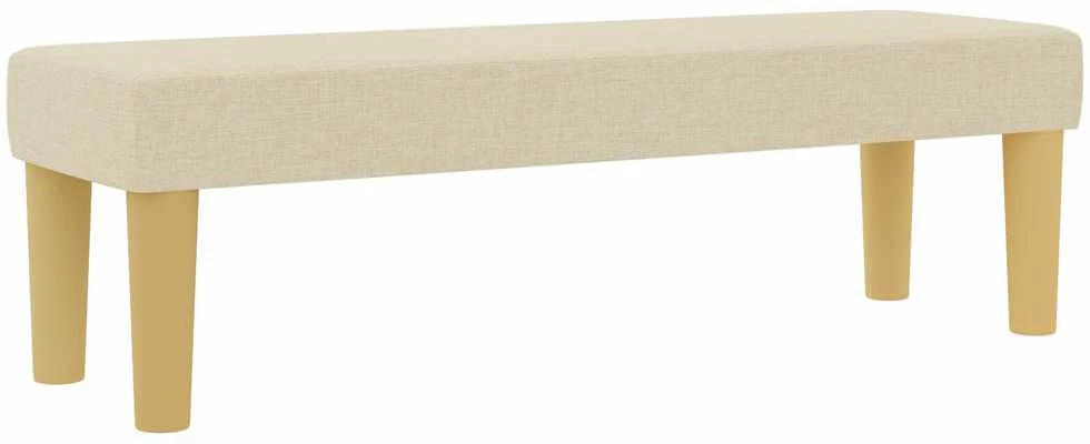 Kiemas lova su galvūgalio Kreminė 200 x 200 cm audinys