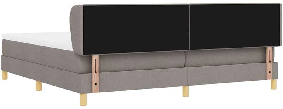 Kiemas lova su galvūgalio Tortora 200 x 200 cm audinys