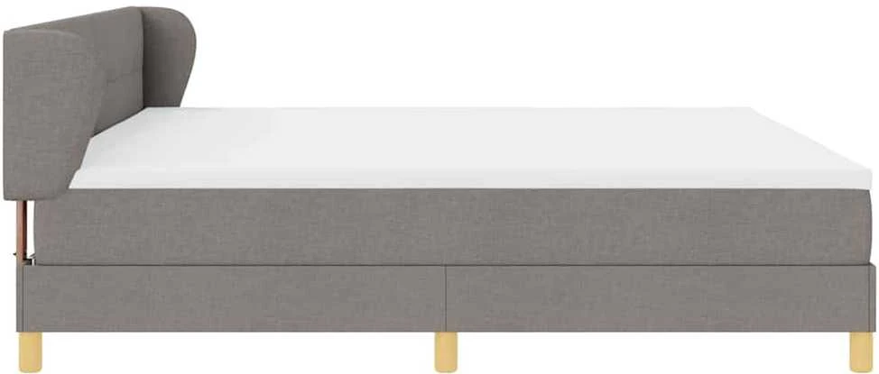 Kiemas lova su galvūgalio Tortora 200 x 200 cm audinys