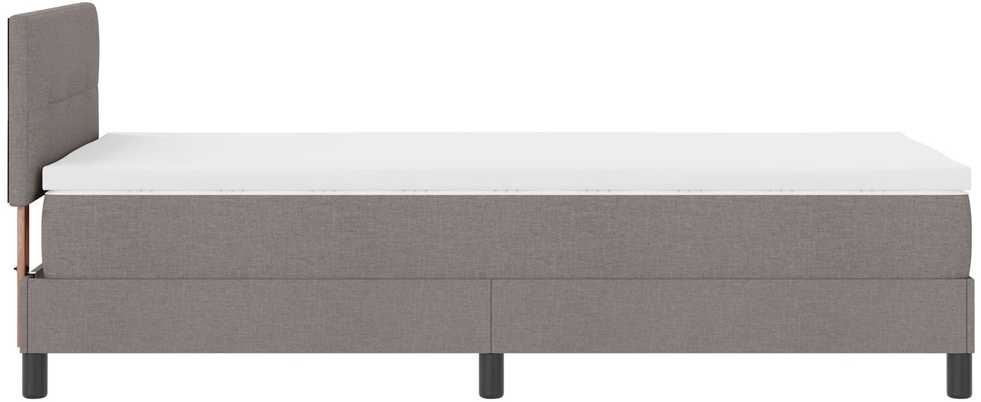 Kiemas lova su galvūgalio Taupe 100 x 200 cm audinys