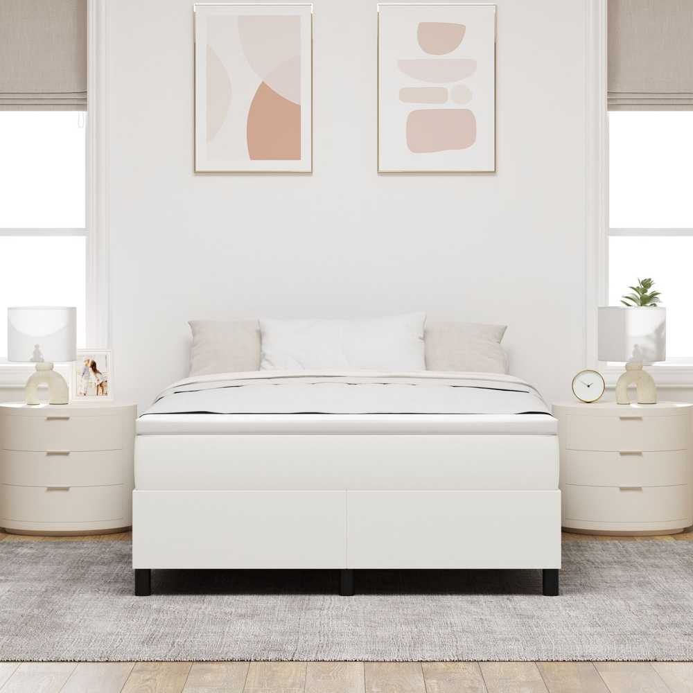 Platforminės lovos rėmas Kreminė 140 x 200 cm