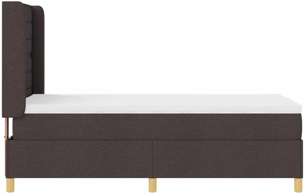 Kiemas lova su LED juostelėmis Ruda 90 x 200 cm audinys