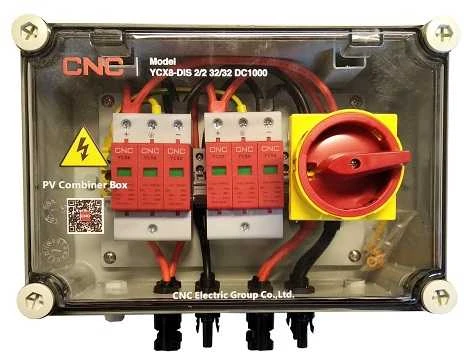 CNC PV atjungimo skydelis, DC 2in-2out, IP66