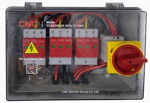 CNC PV atjungimo skydelis, DC 3in-3out, IP66