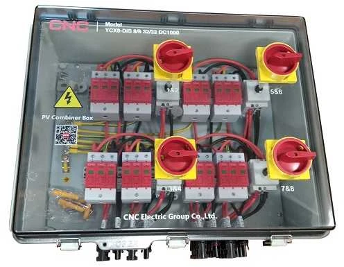 CNC PV atjungimo skydelis, DC 8in-8out, IP66