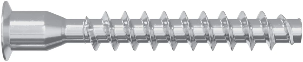 Confirmat varžtai 12 vnt. Sidabrinė Ø7 x 50 mm Metalas