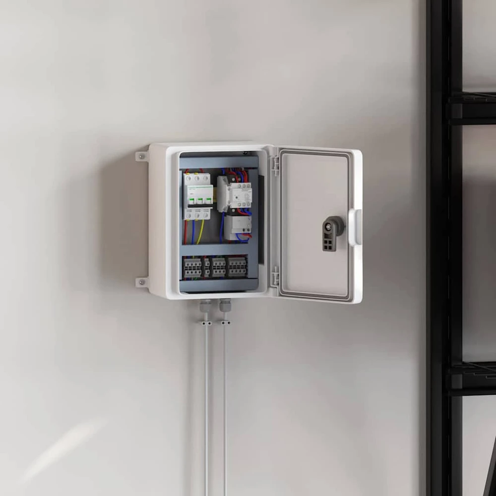 Control Cabinet Pilka 25 x 13 x 24 cm ABS plastikas