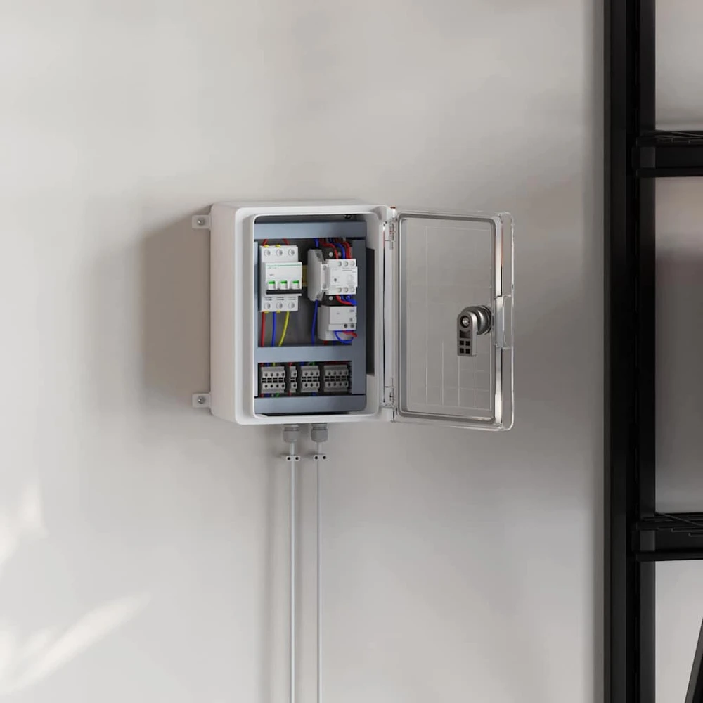 Control Cabinet Pilka 25 x 13 x 24 cm ABS plastikas