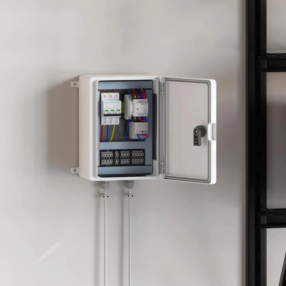 Control Cabinet Pilka 28 x 13 x 28 cm ABS plastikas