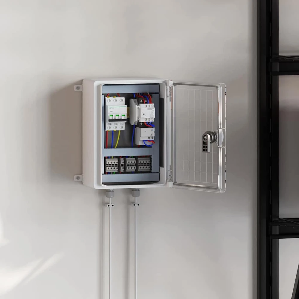 Control Cabinet Pilka 28 x 13 x 28 cm ABS plastikas