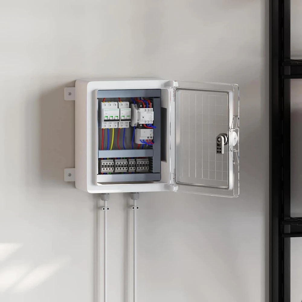 Control Cabinet Pilka 32 x 13 x 30 cm ABS plastikas