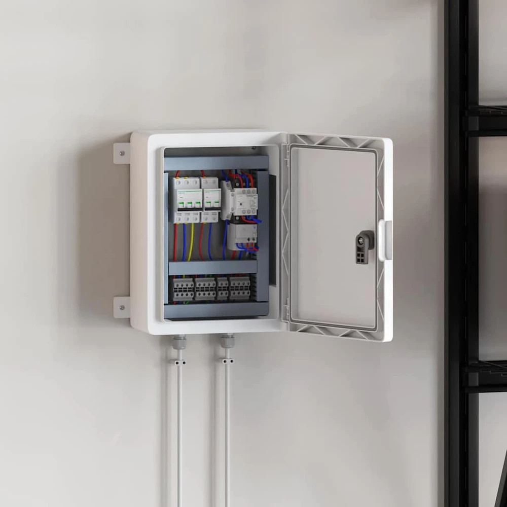 Control Cabinet Pilka 32 x 15 x 35 cm ABS plastikas