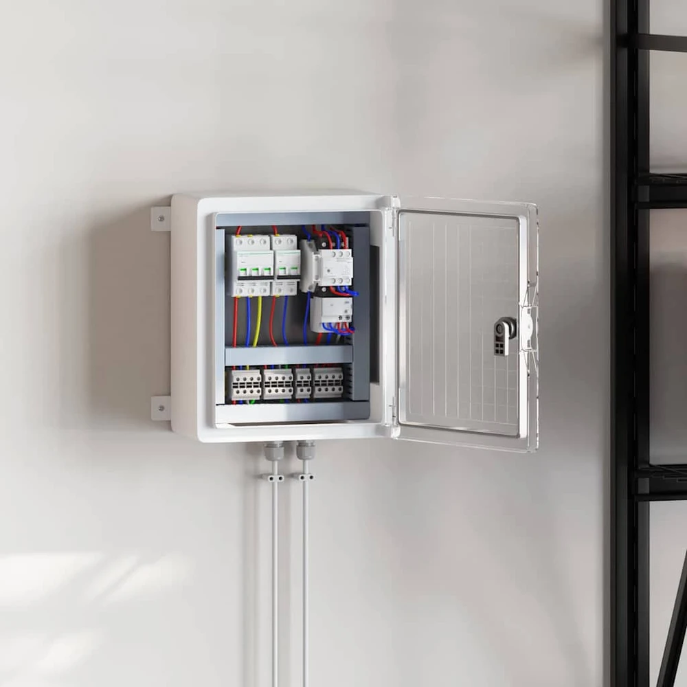 Control Cabinet Pilka 37 x 16,5 x 35 cm ABS plastikas