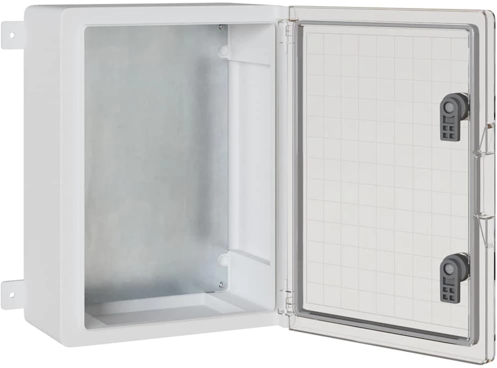 Control Cabinet Pilka 37 x 19,5 x 40 cm ABS plastikas