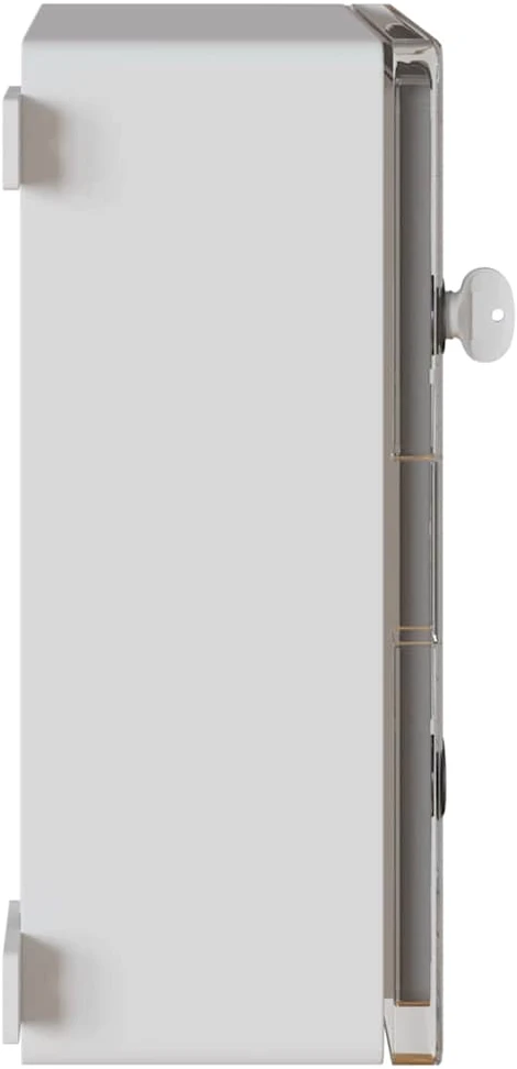 Control Cabinet Pilka 37 x 19,5 x 40 cm ABS plastikas