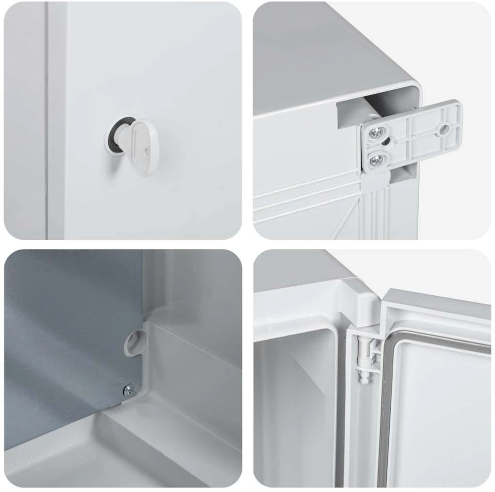 Control Cabinet Pilka 42 x 19,5 x 50 cm ABS plastikas