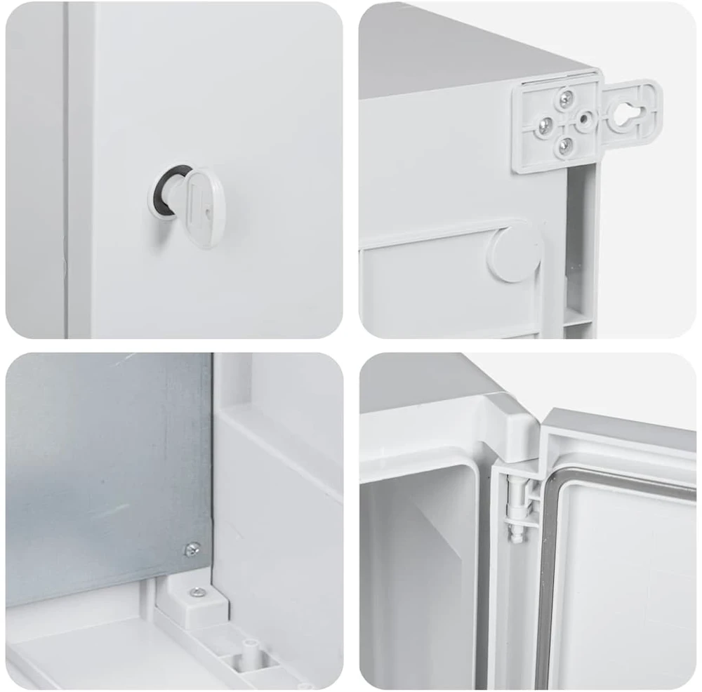 Control Cabinet Pilka 57 x 23 x 60 cm ABS plastikas