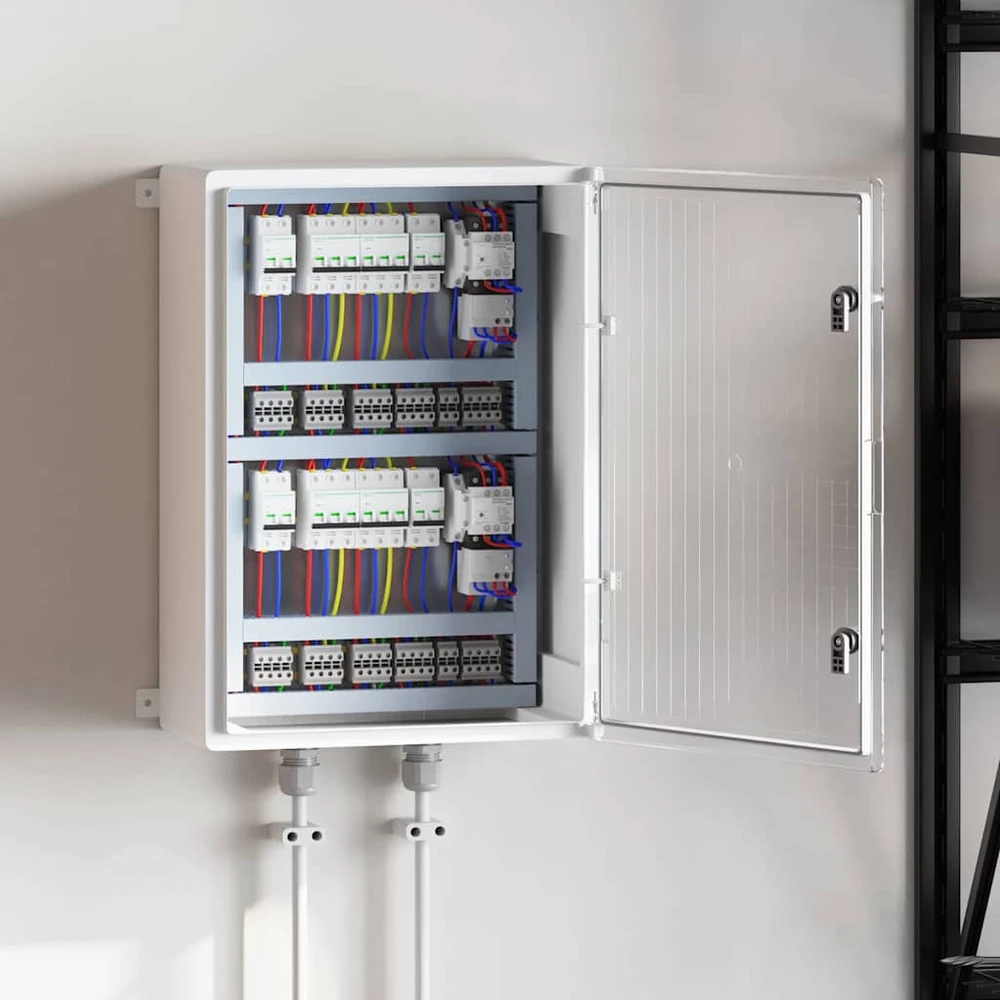 Control Cabinet Pilka 57 x 24,5 x 70 cm ABS plastikas