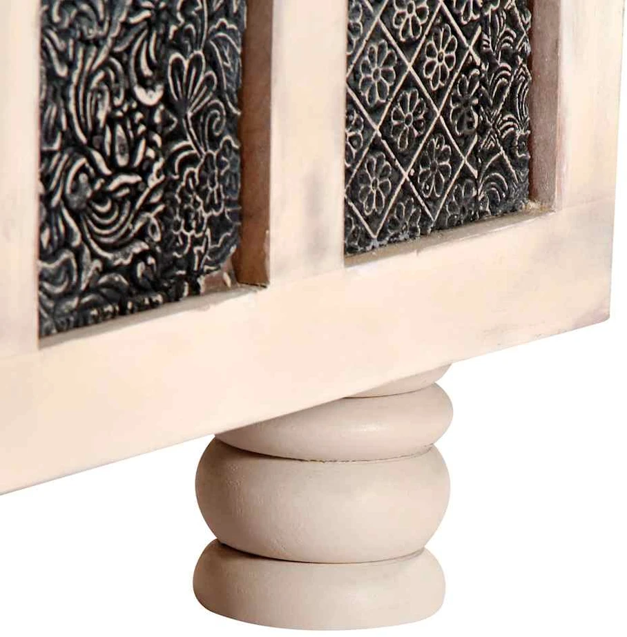 Daiktadėžė, baltos sp., 110x40x45cm, akacijos medienos masyvas