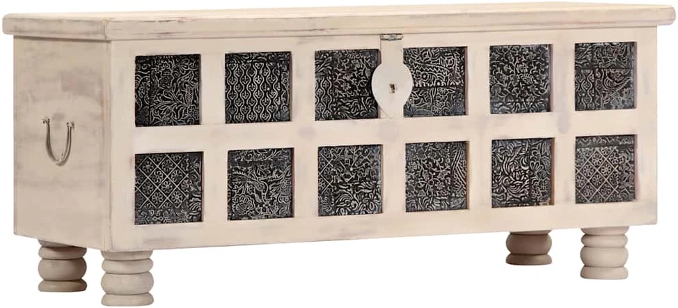 Daiktadėžė, baltos sp., 110x40x45cm, akacijos medienos masyvas