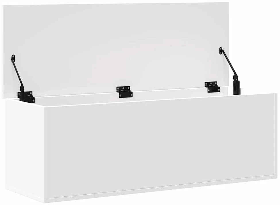 Daiktadėžė, baltos spalvos, 102x35x35cm, apdirbta mediena