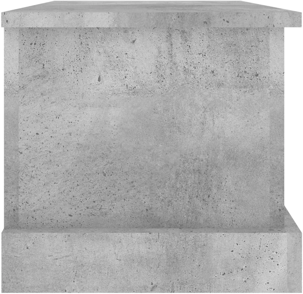 Daiktadėžė, betono pilka, 50x30x28cm, apdirbta mediena