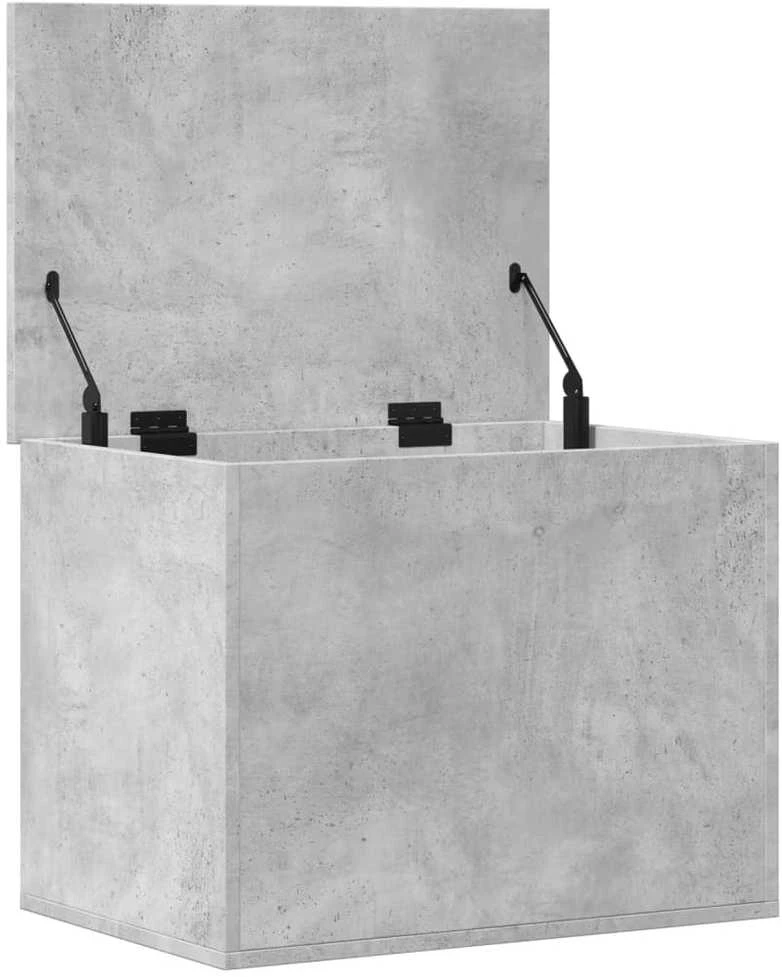 Daiktadėžė, betono pilka, 60x42x46cm, apdirbta mediena