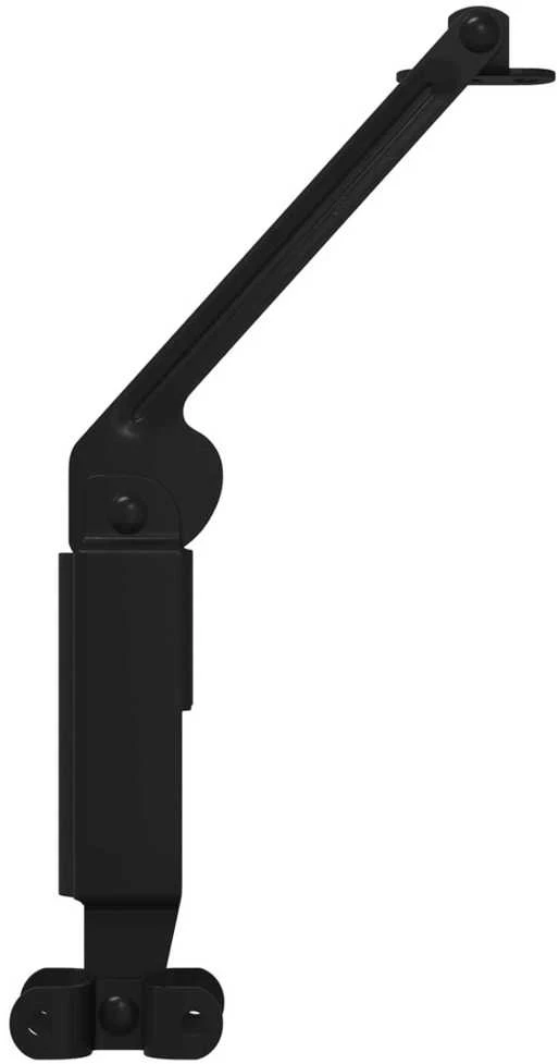 Dangčio atramos vyris 12 vnt. 192 x 32 x 50 mm Juoda Plienas