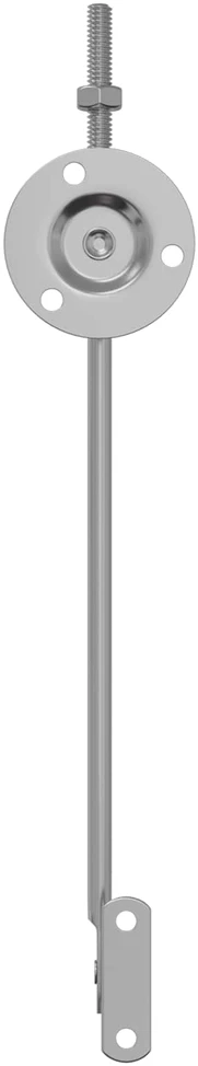 Dangčio atramos vyris 12 vnt. Sidabro 194 x 36 x 18 mm Geležis