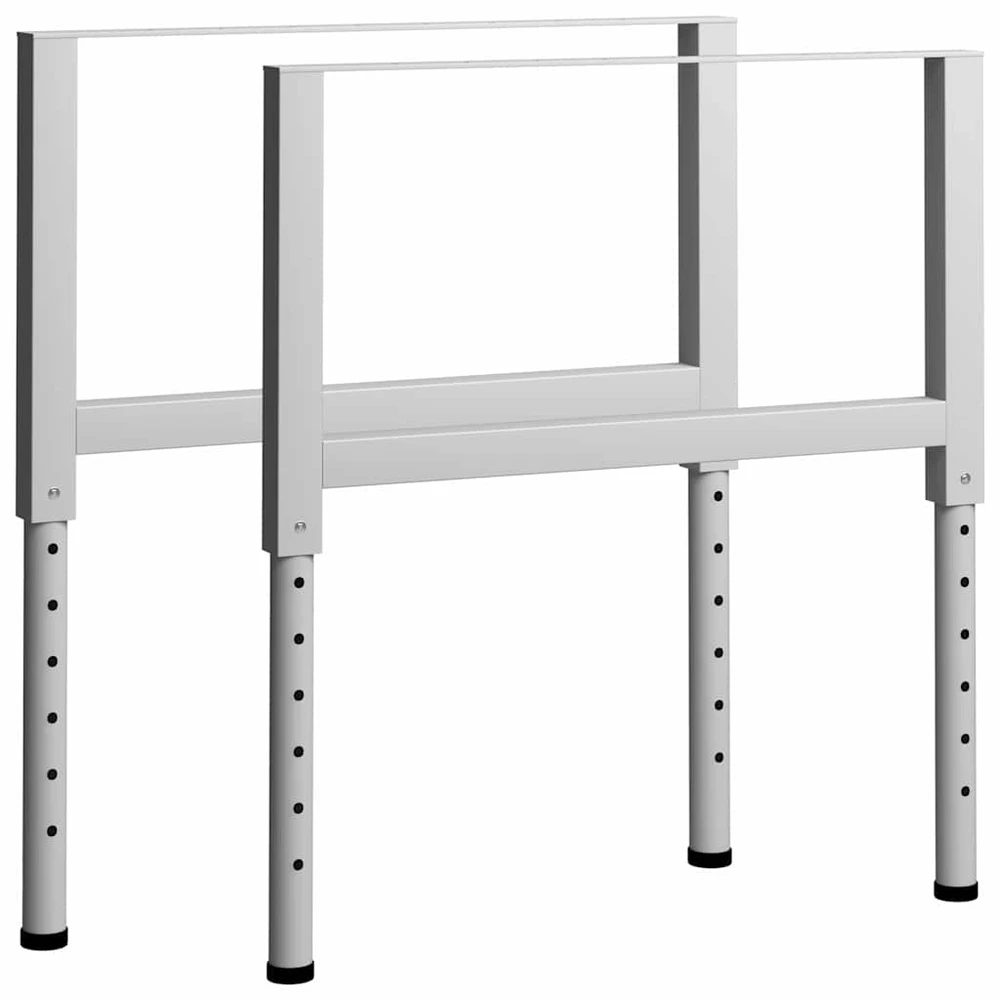 Darbastalio rėmai, 2vnt., pilki, 85x(69-95,5)cm, metalas