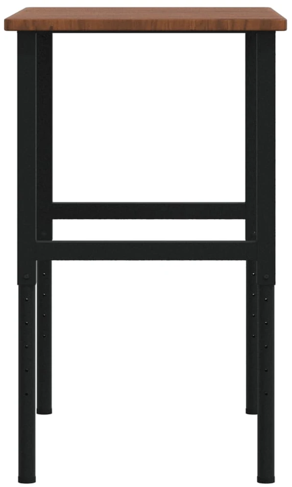 Darbastalis, 100x60x(71,5-98)cm, ąžuolo masyvas, stačiakampis