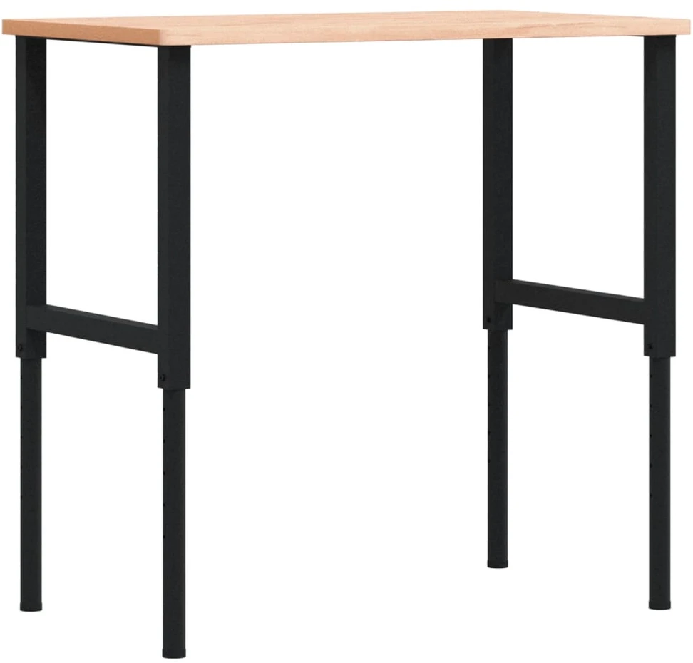 Darbastalis, 100x60x(71,5-98)cm, bukmedis, stačiakampis