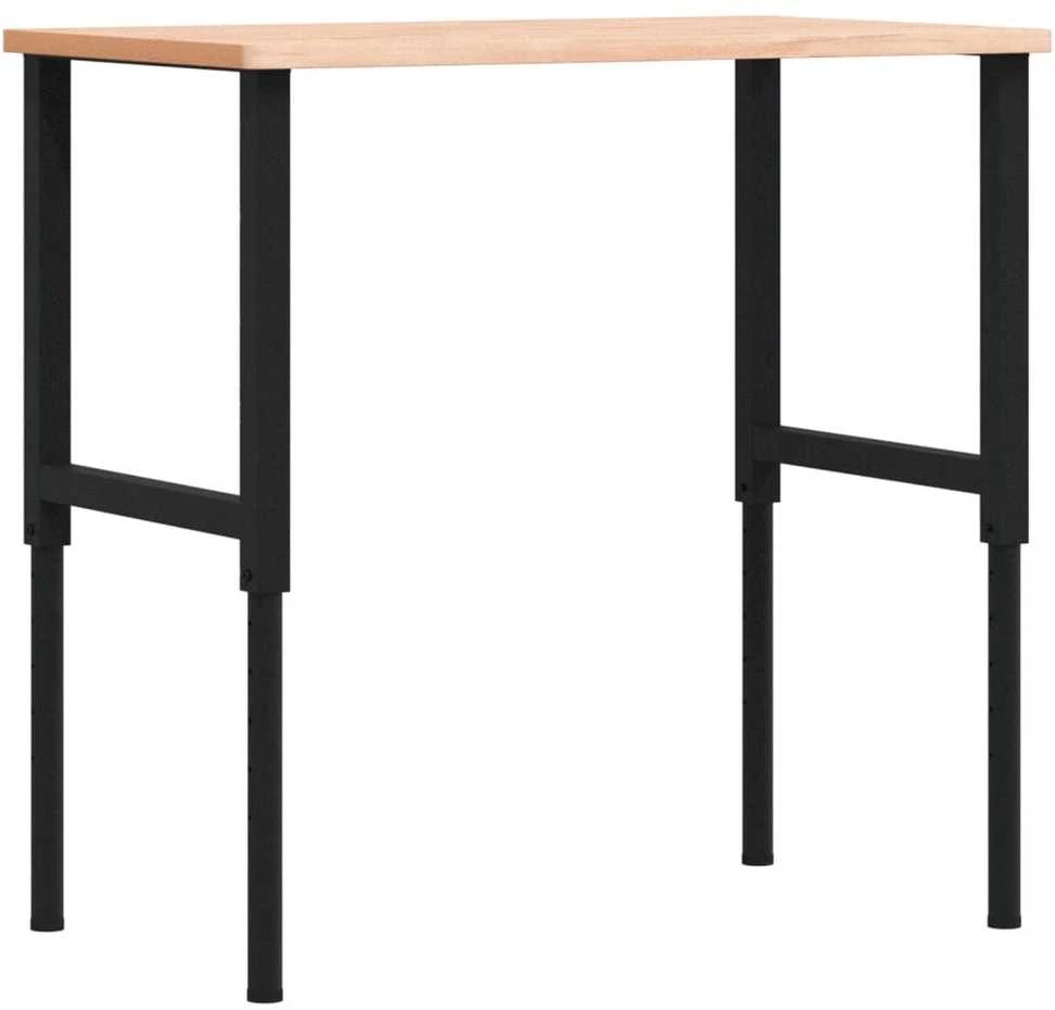 Darbastalis, 100x60x(71,5-98)cm, bukmedis, stačiakampis