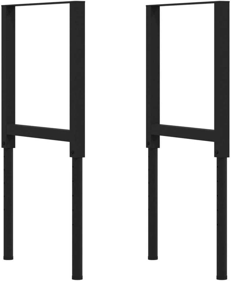 Darbastalis, 100x60x(71,5-98)cm, bukmedis, stačiakampis