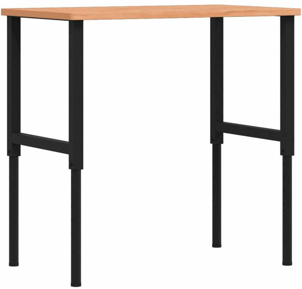 Darbastalis, 100x60x(71,5-98)cm, bukmedis, stačiakampis