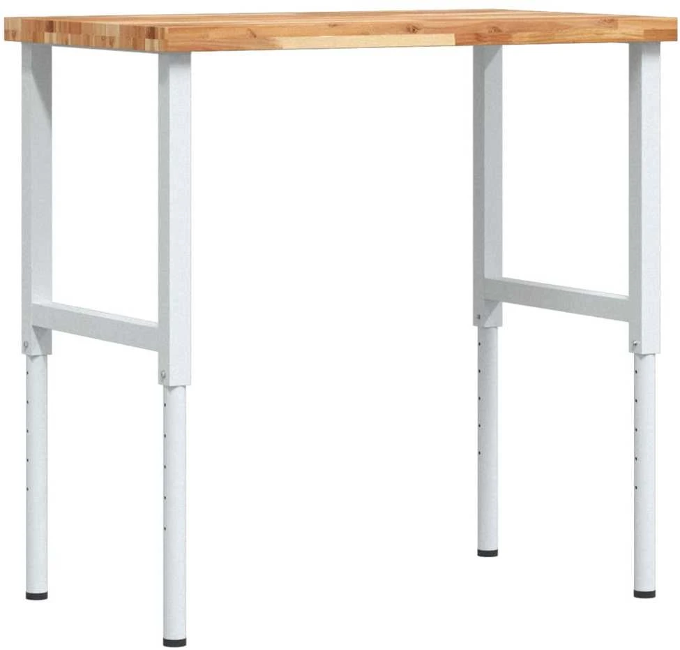 Darbastalis, 100x60x(73-99,5)cm, akacija, stačiakampis