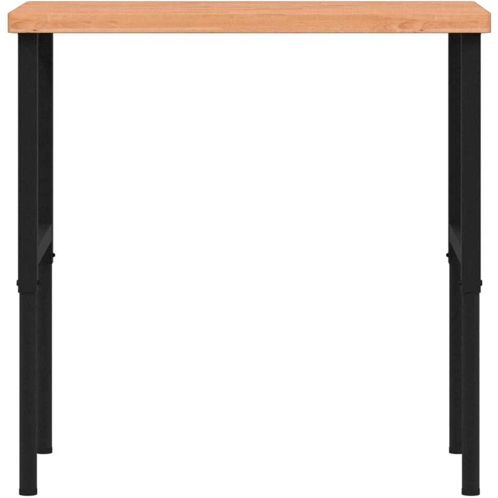 Darbastalis, 100x60x(73-99,5)cm, bukmedis, stačiakampis