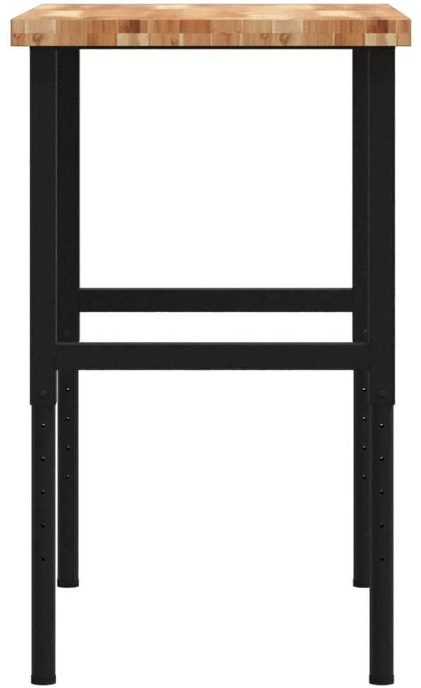 Darbastalis, 100x60x(73-99,5)cm, bukmedis, stačiakampis