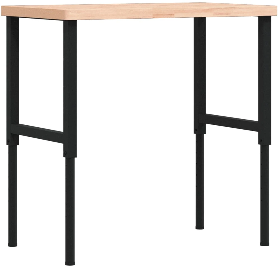 Darbastalis, 100x60x(73-99,5)cm, bukmedis, stačiakampis