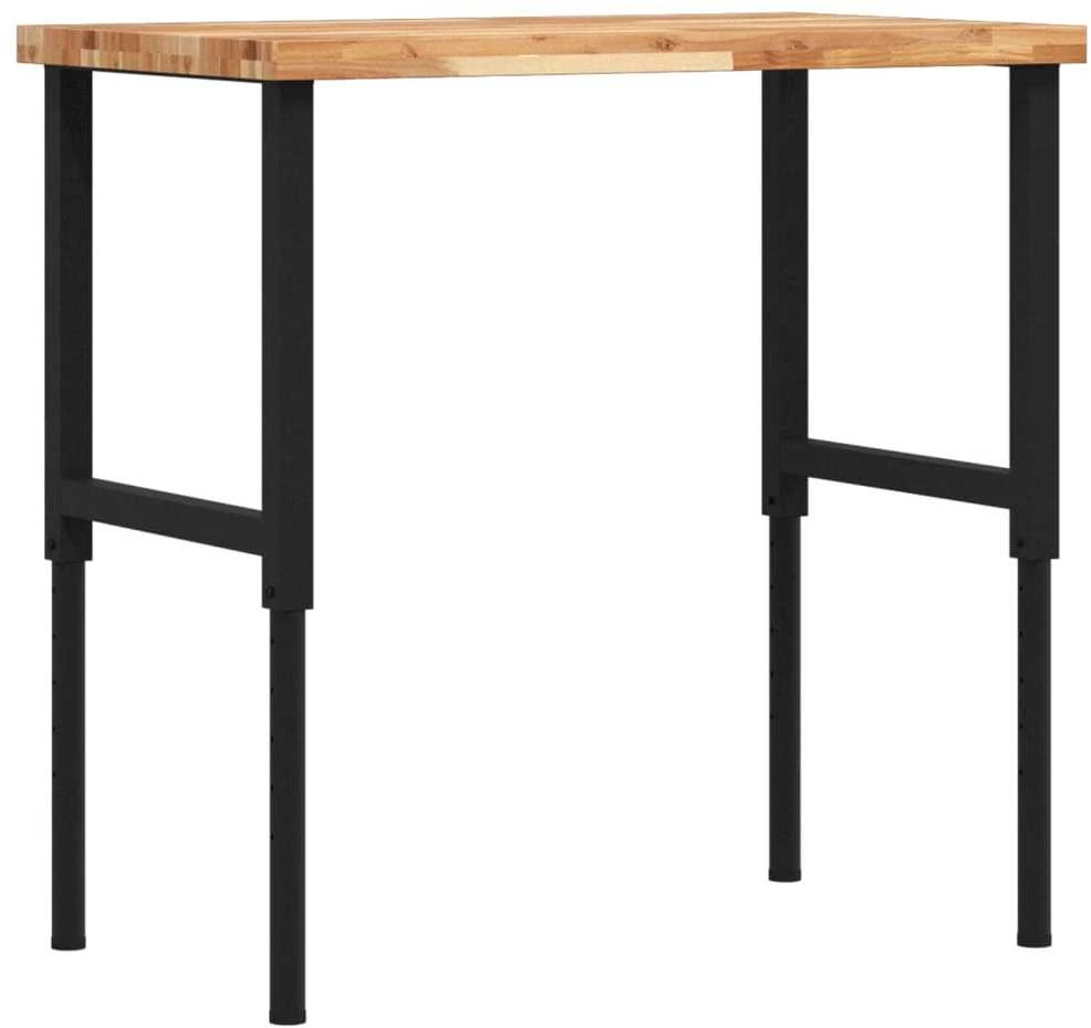 Darbastalis, 100x60x(73-99,5)cm, bukmedis, stačiakampis