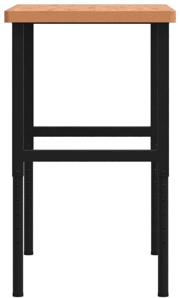 Darbastalis, 100x60x(73-99,5)cm, bukmedis, stačiakampis
