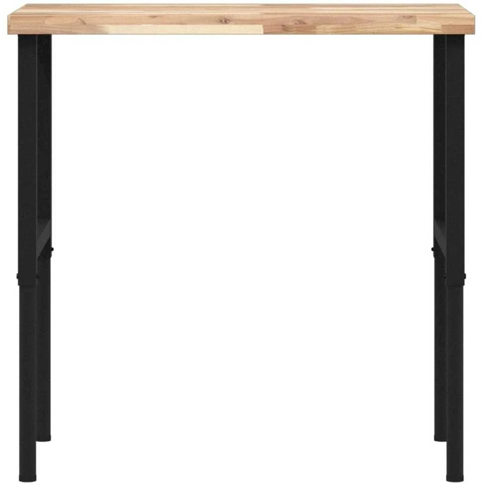 Darbastalis, 100x60x(73-99,5)cm, bukmedis, stačiakampis