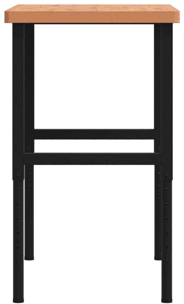 Darbastalis, 100x60x(73-99,5)cm, bukmedis, stačiakampis