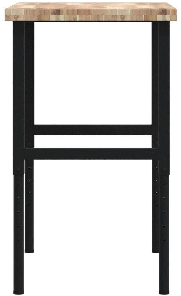 Darbastalis, 100x60x(73-99,5)cm, bukmedis, stačiakampis