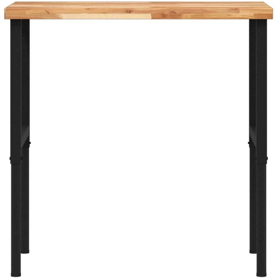 Darbastalis, 100x60x(73-99,5)cm, bukmedis, stačiakampis