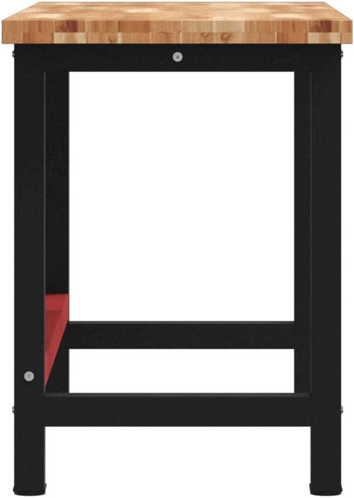 Darbastalis, 140x60x83cm, akacijos masyvas, stačiakampis