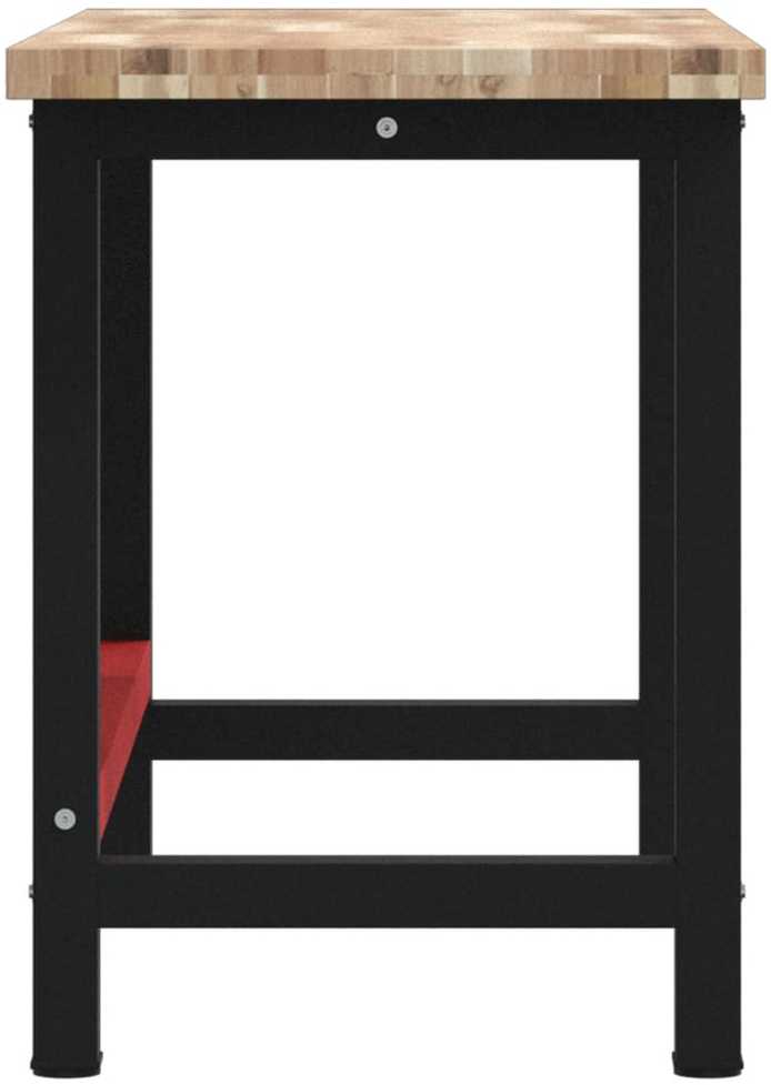 Darbastalis, 140x60x83cm, akacijos masyvas, stačiakampis