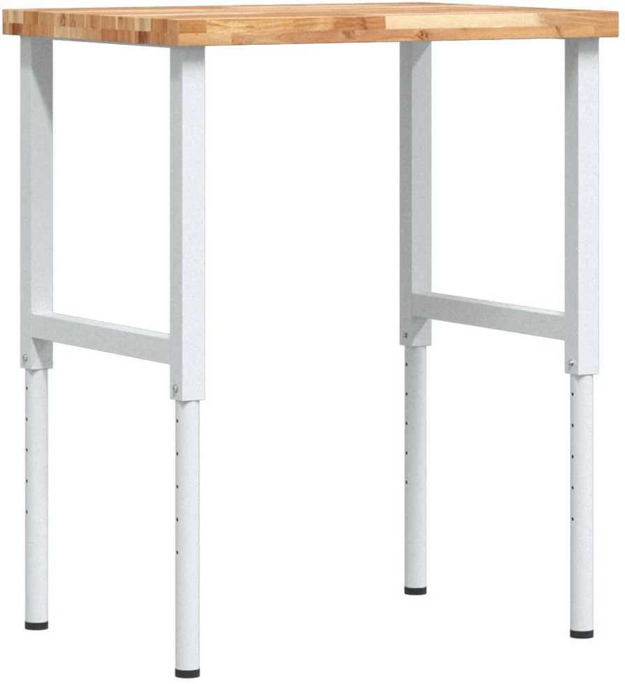 Darbastalis, 80x60x(73-99,5)cm, akacija, stačiakampis