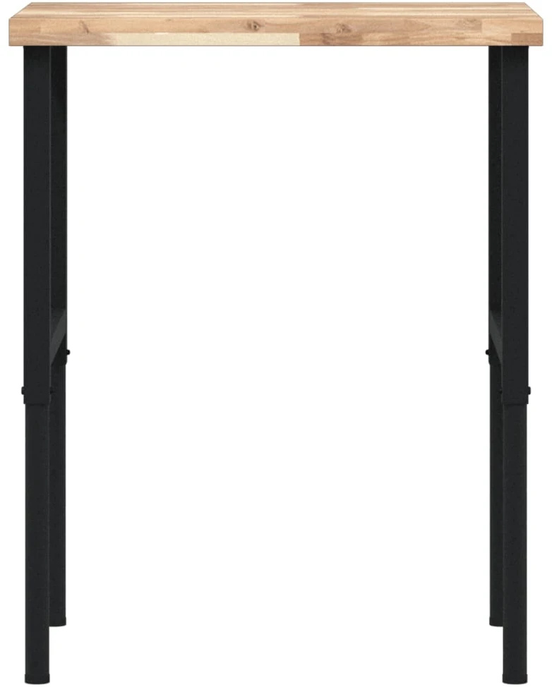 Darbastalis, 80x60x(73-99,5)cm, bukmedis, stačiakampis