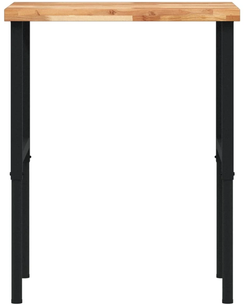 Darbastalis, 80x60x(73-99,5)cm, bukmedis, stačiakampis
